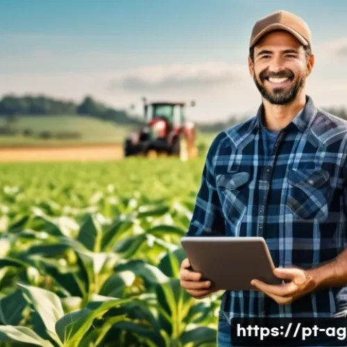 농업경영사 자격증과 농업 기술 융합 사례 - **Prompt 1: Modern Farmer Embracing Digital Management**
    "A wide shot of a contemporary Brazilia...